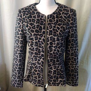 Liz Claiborne leopard print blazer